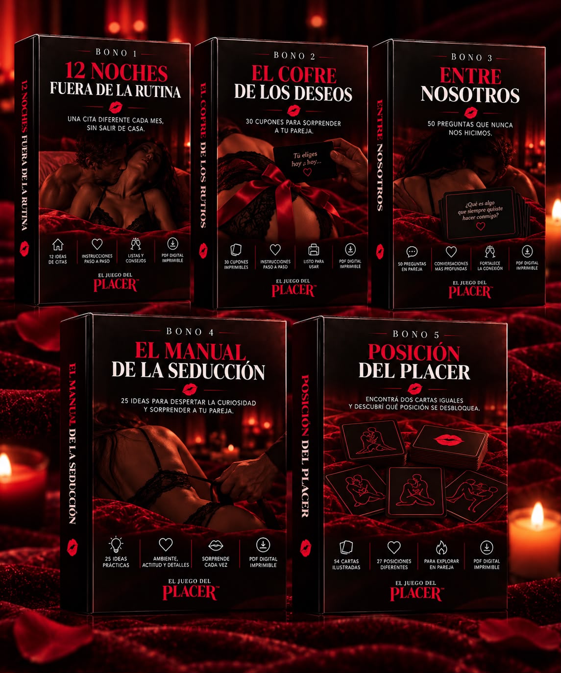 3x1 - El Juego del Placer + La Noche Prohibida + Casos sin Resolver de regalo🔥