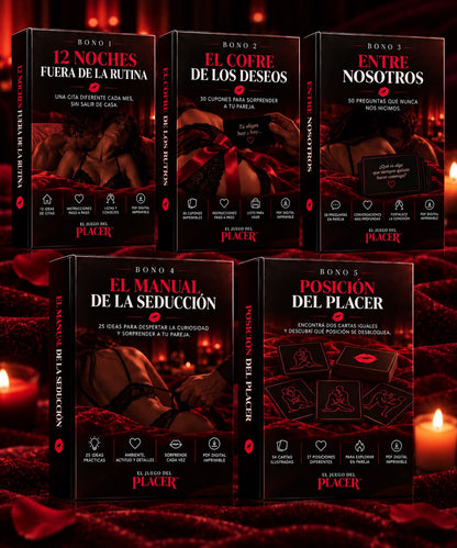 3x1 - El Juego del Placer + La Noche Prohibida + Casos sin Resolver de regalo🔥